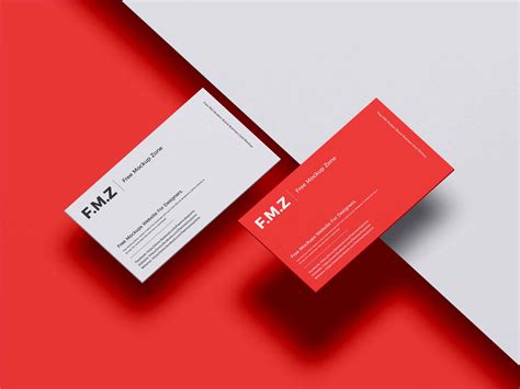 free business card mockup generator